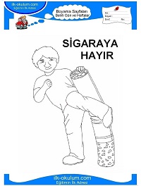 Çocuklar İçin Yeşilay Haftası Boyama Sayfaları 